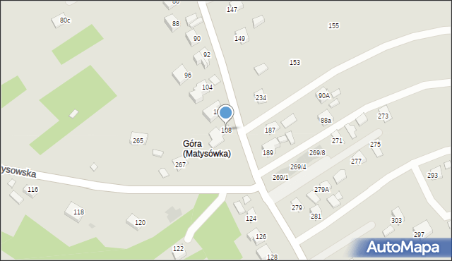Rzeszów, św. Walentego, 108, mapa Rzeszów
