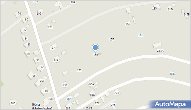 Rzeszów, św. Walentego, 155, mapa Rzeszów