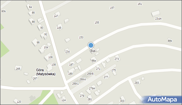 Rzeszów, św. Walentego, 185, mapa Rzeszów