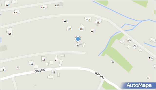 Rzeszów, św. Walentego, 87, mapa Rzeszów