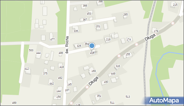 Rzozów, św. Rocha, 14, mapa Rzozów