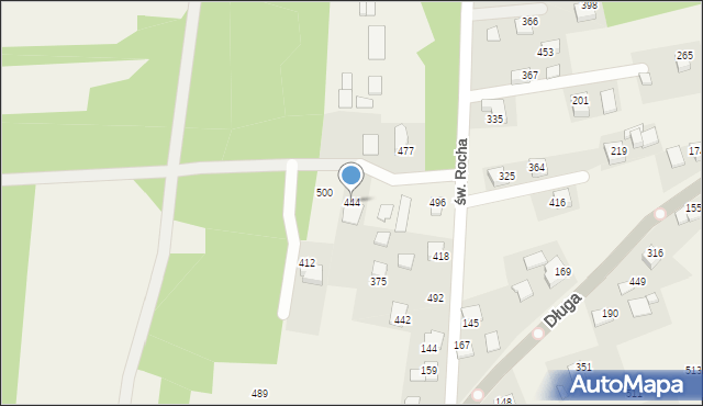 Rzozów, św. Rocha, 27, mapa Rzozów