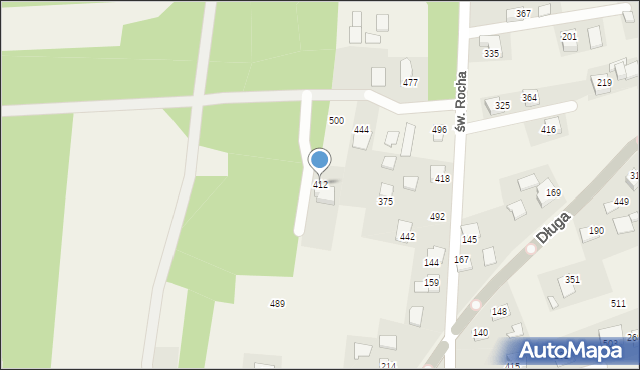 Rzozów, św. Rocha, 29, mapa Rzozów