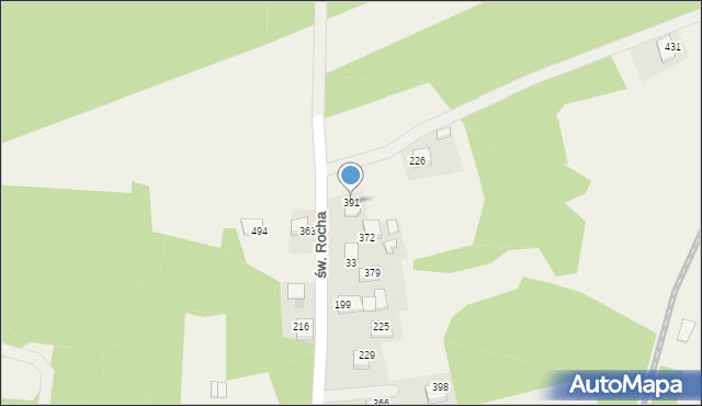 Rzozów, św. Rocha, 82, mapa Rzozów