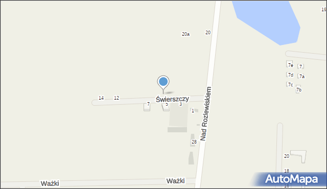 Sarbinowo, Świerszczy, 6, mapa Sarbinowo