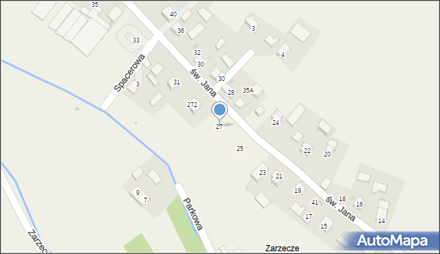 Sieciechowice, św. Jana, 27, mapa Sieciechowice