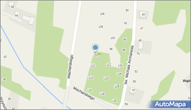 Siepraw, św. Michała Archanioła, 110, mapa Siepraw