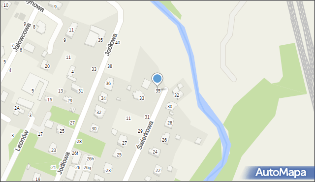 Sitkówka, Świerkowa, 35, mapa Sitkówka