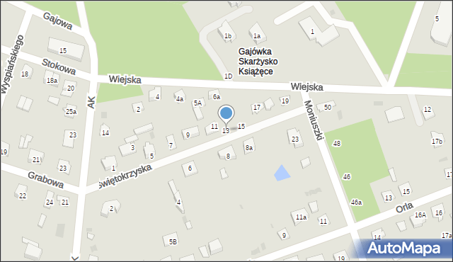 Skarżysko-Kamienna, Świętokrzyska, 13, mapa Skarżysko-Kamienna