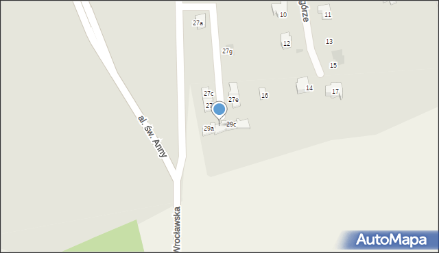 Sobótka, św. Jakuba, 29b, mapa Sobótka