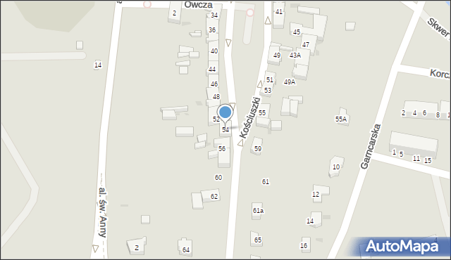 Sobótka, św. Jakuba, 54, mapa Sobótka