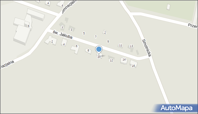 Sośnicowice, św. Jakuba, 10, mapa Sośnicowice
