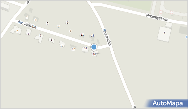 Sośnicowice, św. Jakuba, 16, mapa Sośnicowice