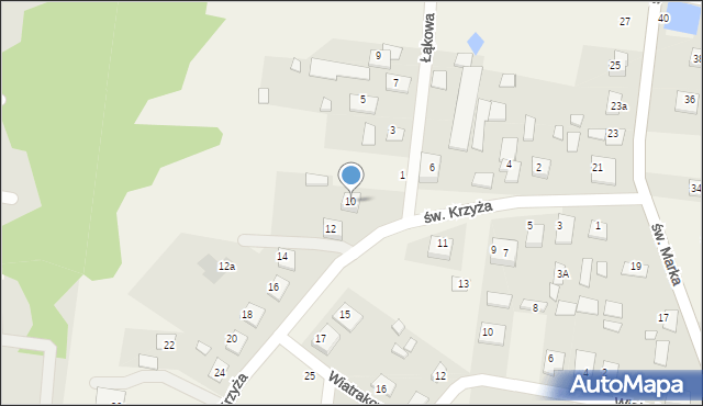 Sowlany, św. Krzyża, 10, mapa Sowlany