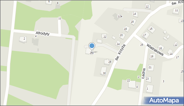 Sowlany, św. Krzyża, 26c, mapa Sowlany