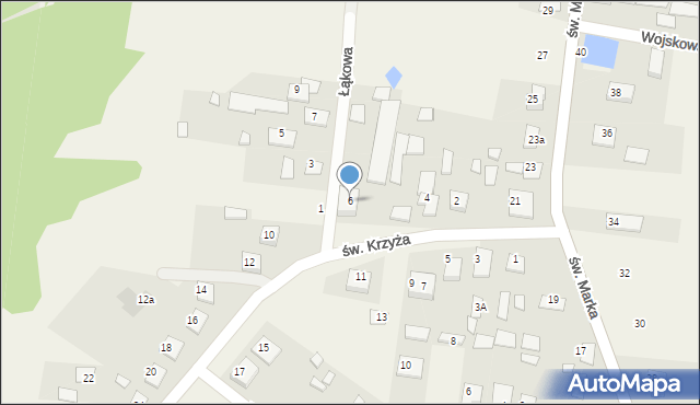Sowlany, św. Krzyża, 6, mapa Sowlany