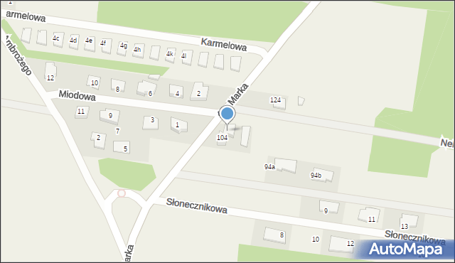 Sowlany, św. Marka, 104/1, mapa Sowlany