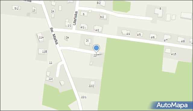 Sowlany, św. Marka, 22/7, mapa Sowlany