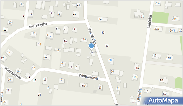 Sowlany, św. Marka, 17, mapa Sowlany