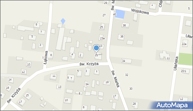 Sowlany, św. Marka, 21, mapa Sowlany