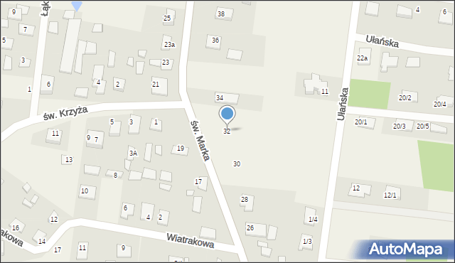 Sowlany, św. Marka, 32, mapa Sowlany