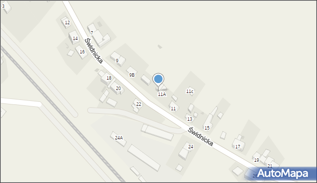 Stanowice, Świdnicka, 11B, mapa Stanowice