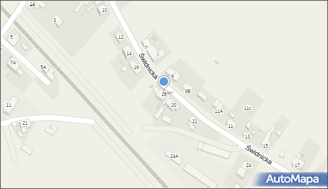 Stanowice, Świdnicka, 18, mapa Stanowice