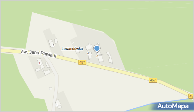 Stare Kolnie, św. Jana Pawła II, 2, mapa Stare Kolnie