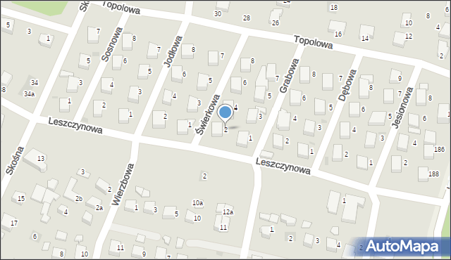 Starogard Gdański, Świerkowa, 2, mapa Starogard Gdański