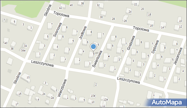 Starogard Gdański, Świerkowa, 3, mapa Starogard Gdański