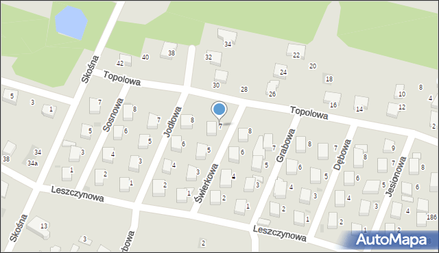 Starogard Gdański, Świerkowa, 7, mapa Starogard Gdański