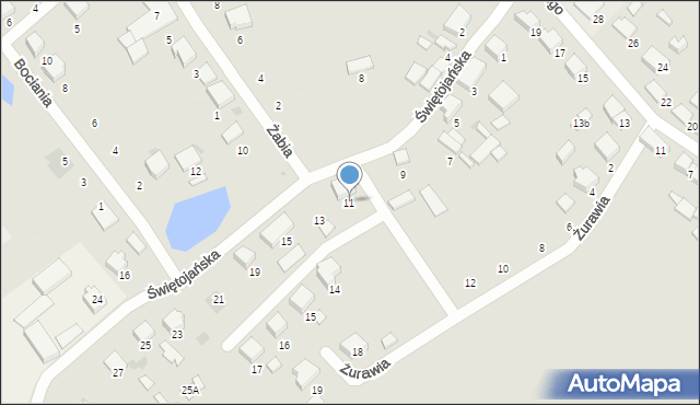 Starogard Gdański, Świętojańska, 11, mapa Starogard Gdański