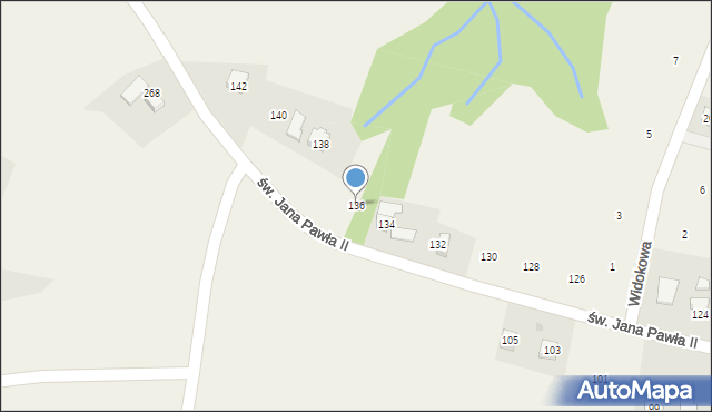 Staszkówka, św. Jana Pawła II, 136, mapa Staszkówka