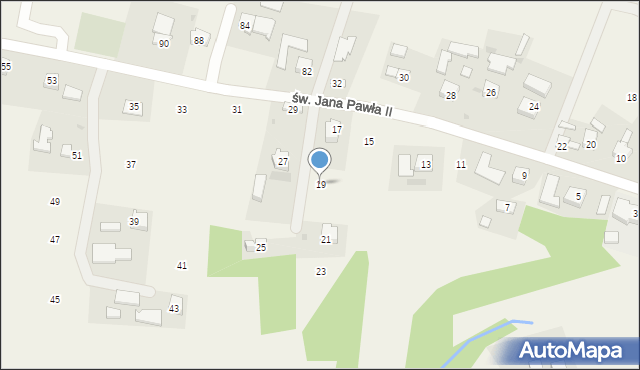 Staszkówka, św. Jana Pawła II, 19, mapa Staszkówka