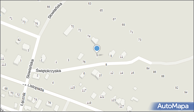 Staszów, Świętokrzyska, 7, mapa Staszów