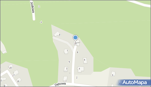 Stawiguda, Świerkowa, 10, mapa Stawiguda