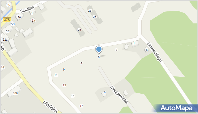 Struga, św. Jana Pawła II, 5, mapa Struga