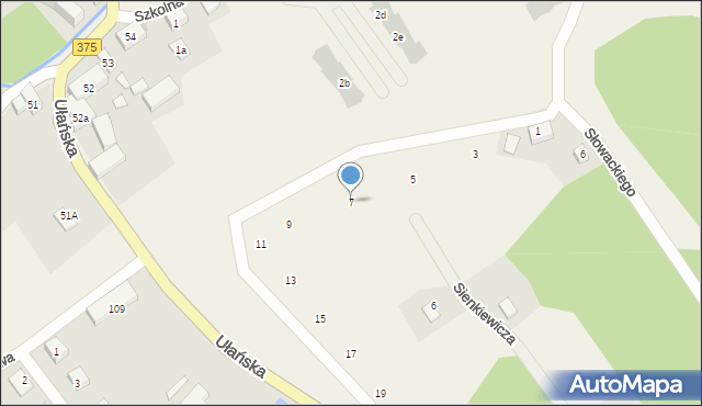 Struga, św. Jana Pawła II, 7, mapa Struga