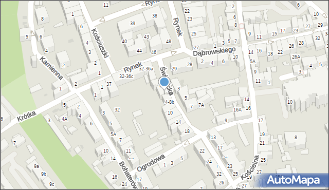 Strzegom, Świdnicka, 6, mapa Strzegom