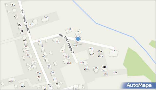 Studzienice, św. Jana Pawła II, 46ma, mapa Studzienice