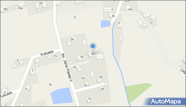 Studzienice, św. Jana Pawła II, 66a, mapa Studzienice