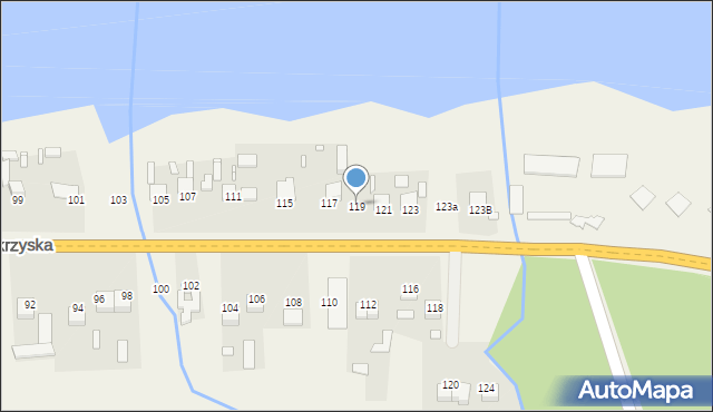 Styków, Świętokrzyska, 119, mapa Styków