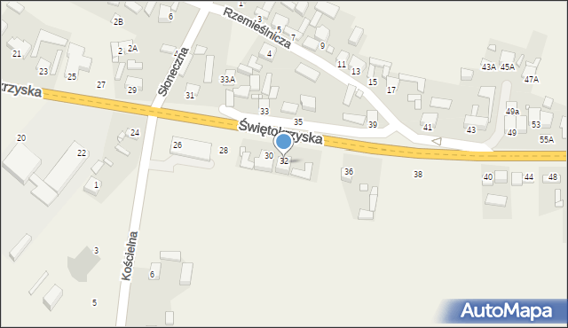 Styków, Świętokrzyska, 34, mapa Styków