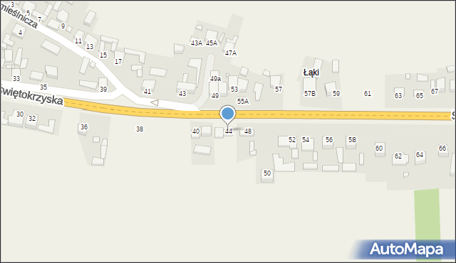 Styków, Świętokrzyska, 44, mapa Styków