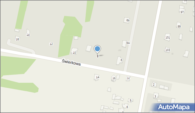 Suchedniów, Świerkowa, 8, mapa Suchedniów