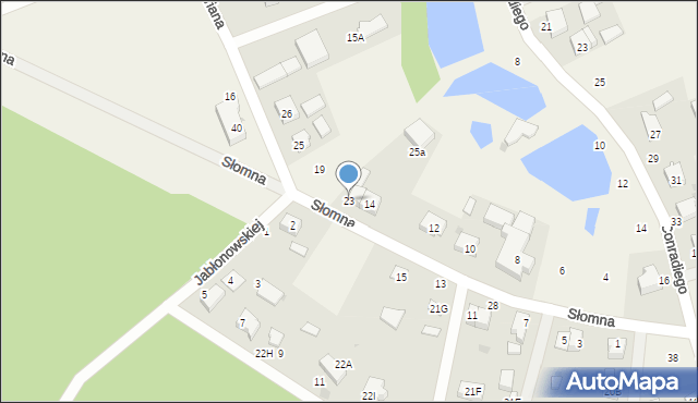 Sulmin, św. Floriana, 23, mapa Sulmin