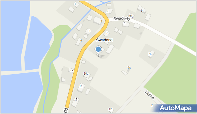 Swaderki, Swaderki, 10b, mapa Swaderki