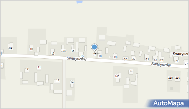 Swaryszów, Swaryszów, 17, mapa Swaryszów