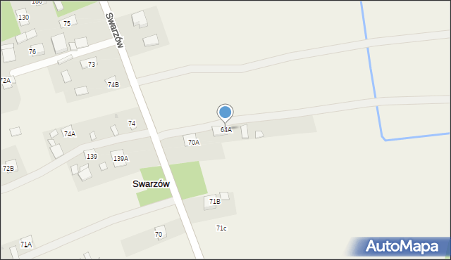Swarzów, Swarzów, 64A, mapa Swarzów