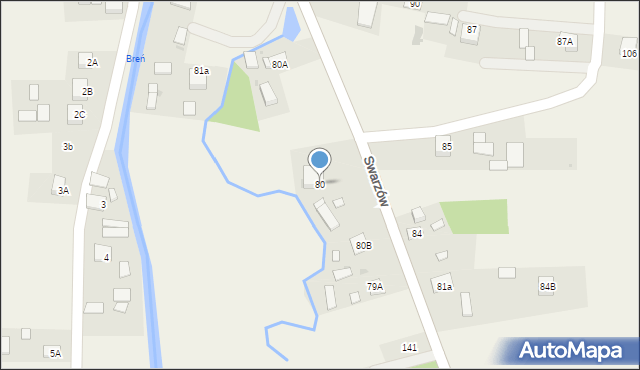 Swarzów, Swarzów, 80, mapa Swarzów